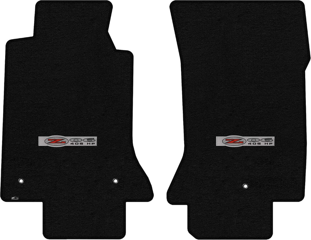 Lloyd Mats Floor Mats for Chevrolet C5 2002-2004 | 2PC Front Mats | Black | Non-Slip Backing