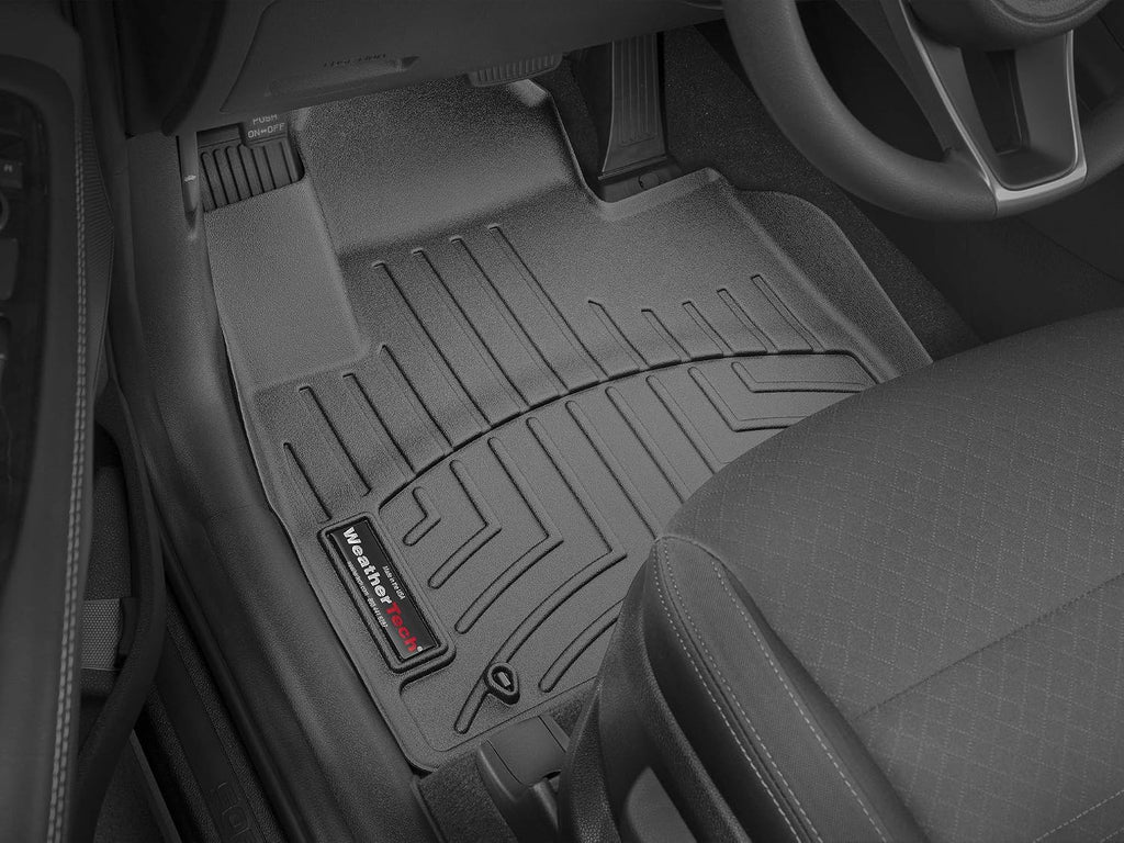 WeatherTech Custom Fit FloorLiners for Kia Sorento - 1st Row (4416501), Black