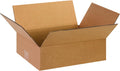 PARTNERS BRAND 13 x 10 x 4 Corrugated Cardboard Boxes, Flat 13'L x 10'W x 4'H, Pack of 100 | Shipping, Packaging, Moving, Storage Box for Home or Business, Strong Wholesale Bulk Boxes