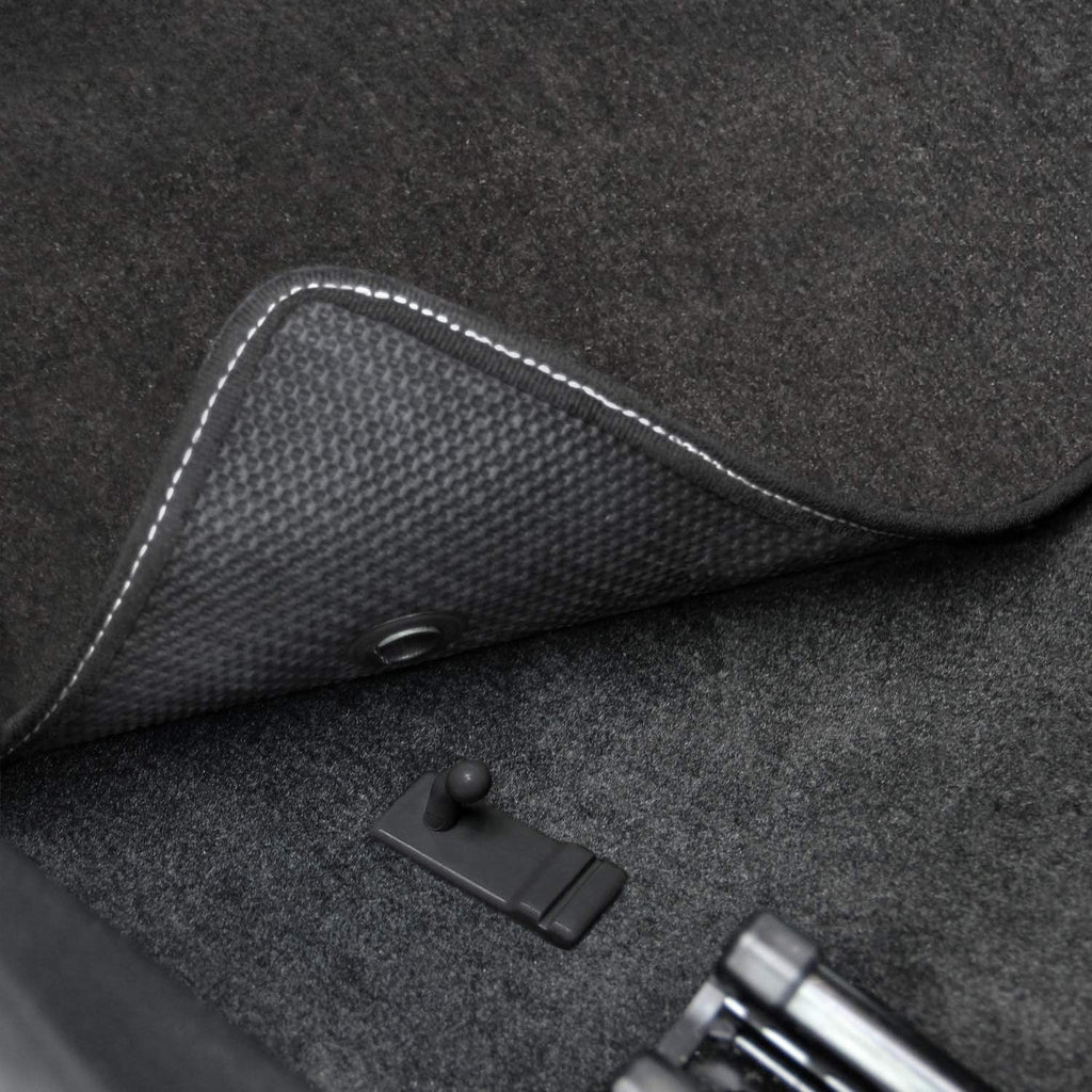 Lloyd Mats Floor Mats for Cadillac Escalade 2007-2014 | 4PC Set (2PC Front + 2PC Rear) | Charcoal | Non-Slip Backing