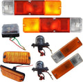 Suzuki Samurai Tail Light 1986-1995 Complete Set Real Light/Indicator Light/Clear Lamp/Side Marker Light/License Plate Light 12V Bulbs Sz2800101|35604-80022