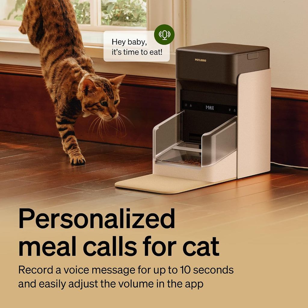PETLIBRO RFID Multiple Cats Feeder 2 Packs, Tag Activated Exclusive Meals, 5G&2.4G Wi-Fi Auto Food Dispenser for Pets with Different Diets and Stop Food Stealing