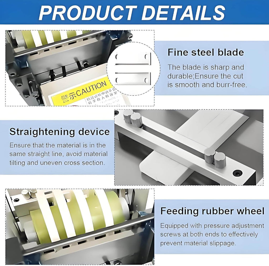 Fully Automatic Heat-Shrink Tube Micro-Computer Cutting Machine, 300W Electric Tube Cable Pipe Cutter, Cutting Accuracy 0.1Mm, for Sleeve Rubber/Plastic Tube