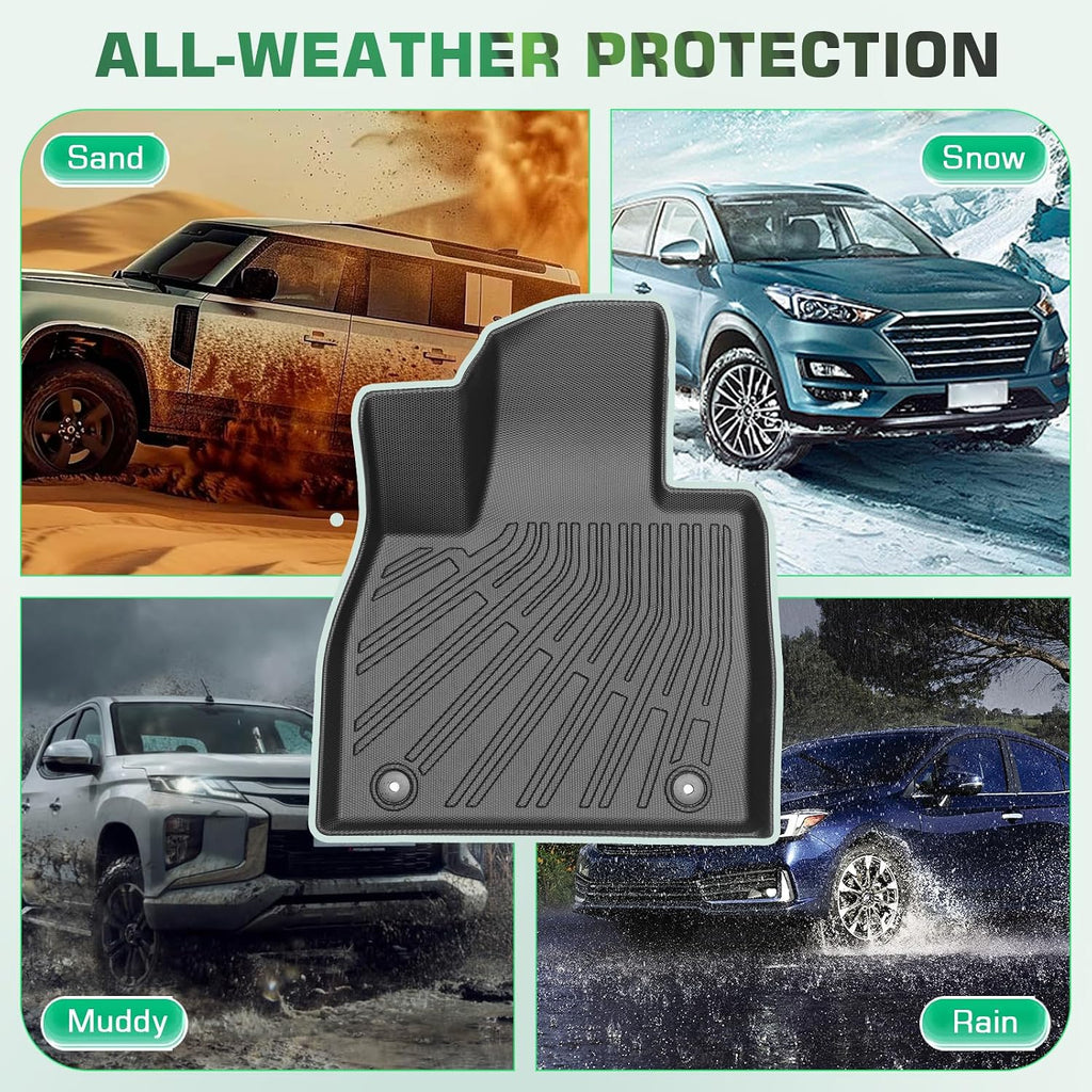Floor Mats for 2013-2020 Toyota Sienna(Include Limited & Premium), 3 Row Liner Set Custom Fit All Weather Mats for Sienna, Waterproof Anti-Slip Floor Mats for Toyota 7 Passenger Front & 2nd 3rd Row