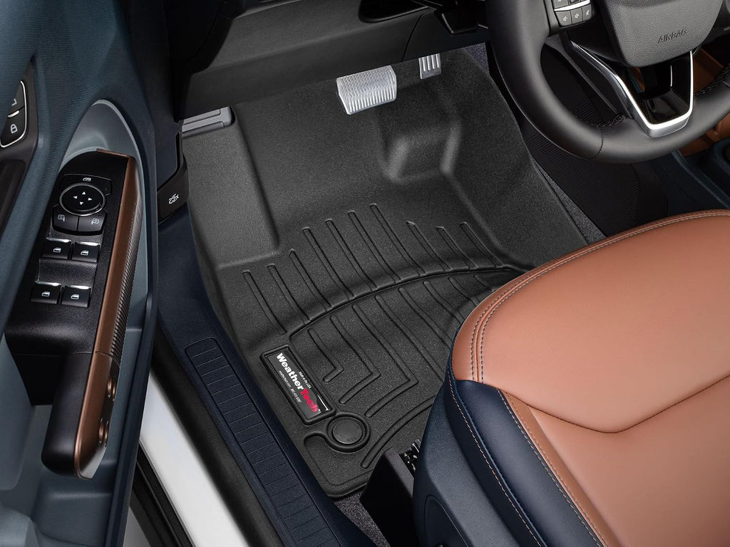 WeatherTech Custom Fit FloorLiners for Ford Maverick Hybrid - 1st Row (4417451), Black