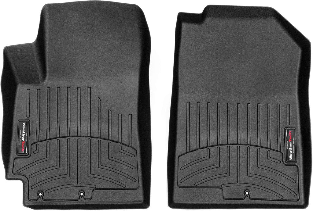 WeatherTech Custom Fit FloorLiners for Kia Rio, Rio 5-Door, 1st Row (4412401), Black