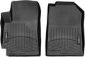 WeatherTech Custom Fit FloorLiners for Kia Rio, Rio 5-Door, 1st Row (4412401), Black