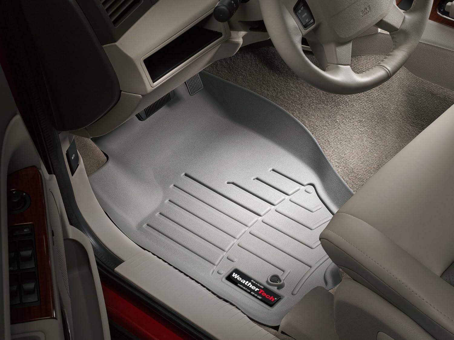 WeatherTech Custom Fit FloorLiners for Jeep Grand Cherokee, Commander, 1st Row (460131), Grey