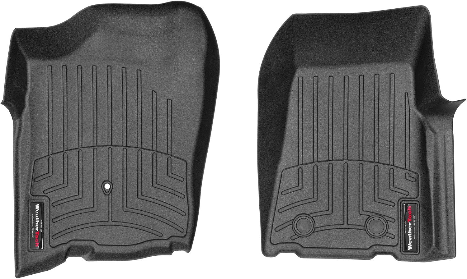 WeatherTech Custom Fit FloorLiners for Ford Ranger, Ranger, Ranger - 1st Row (440241), Black