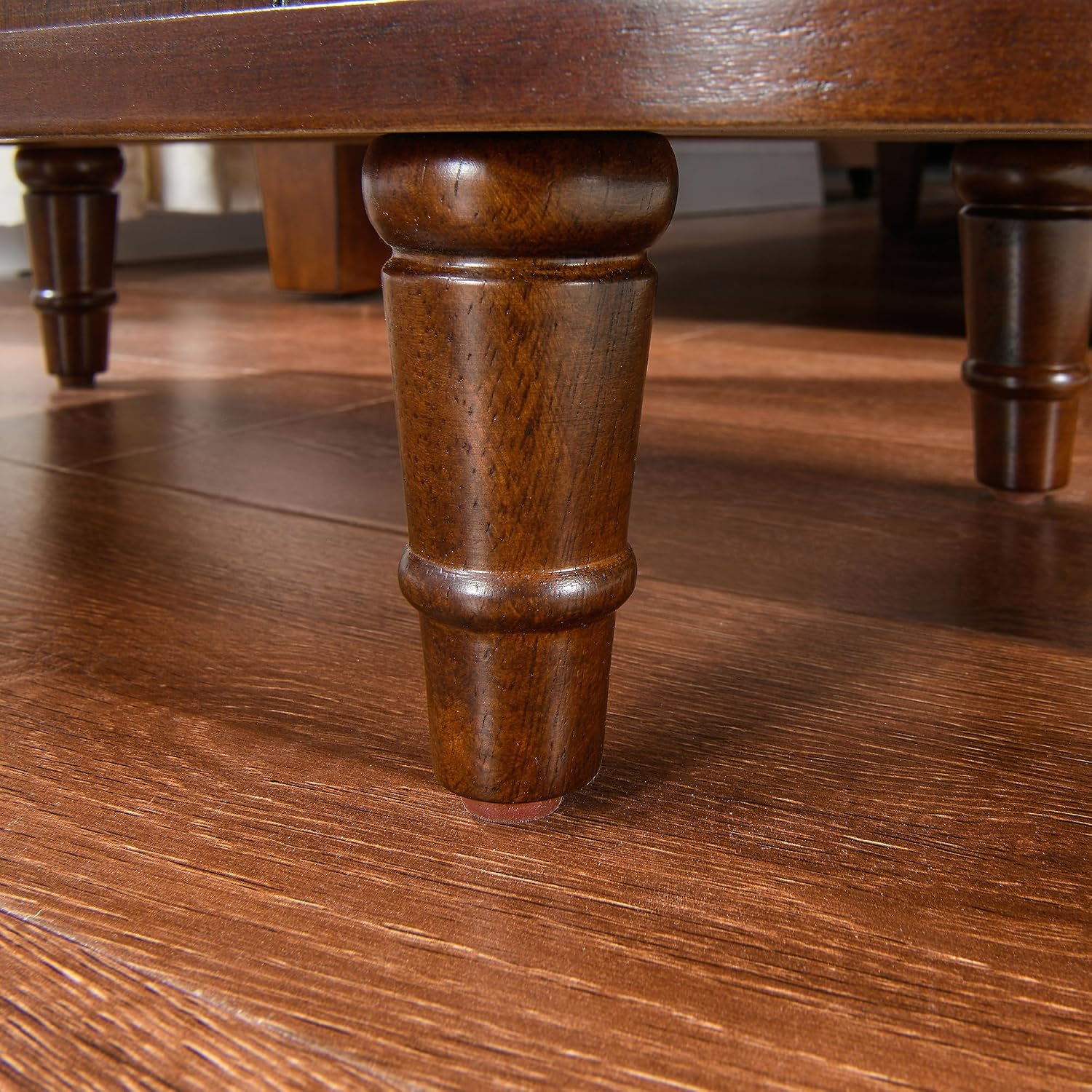 Narrow End Table with 2 Storage Drawers, Retro Vintage Sofa Beside Table, Wood Slim Telephone Table for Living Room,Saving-space, 23.4'L x 11.4'W x 25.3'H, No-Tools Assembly, Cherry Walnut BG-A508-CY