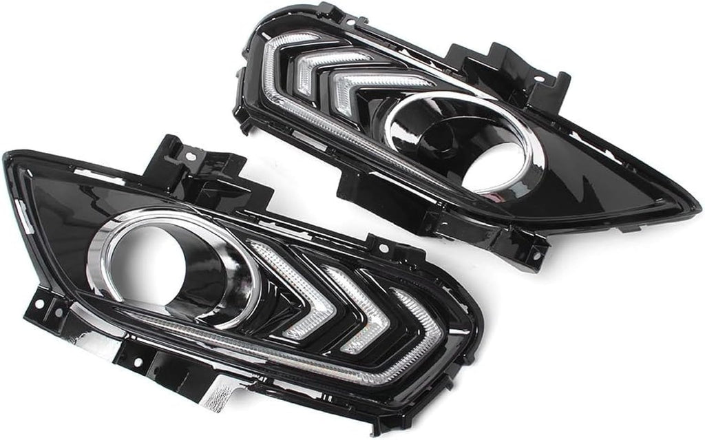 Fog Lights DRL Fog Light Daytime Running For Work Light Driving Lamp For Fusion For Mondeo 2013-2015 Pair Car Indicators Replacement Kit