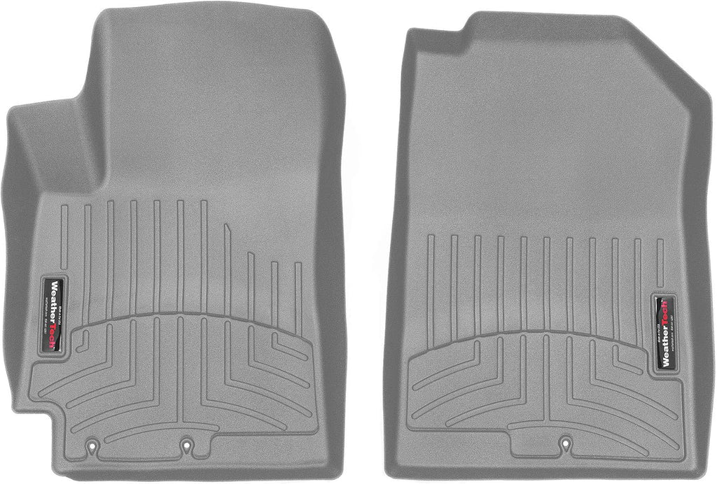 WeatherTech Custom Fit FloorLiners for Kia Rio 5-Door, Rio, 1st Row (4612401), Grey