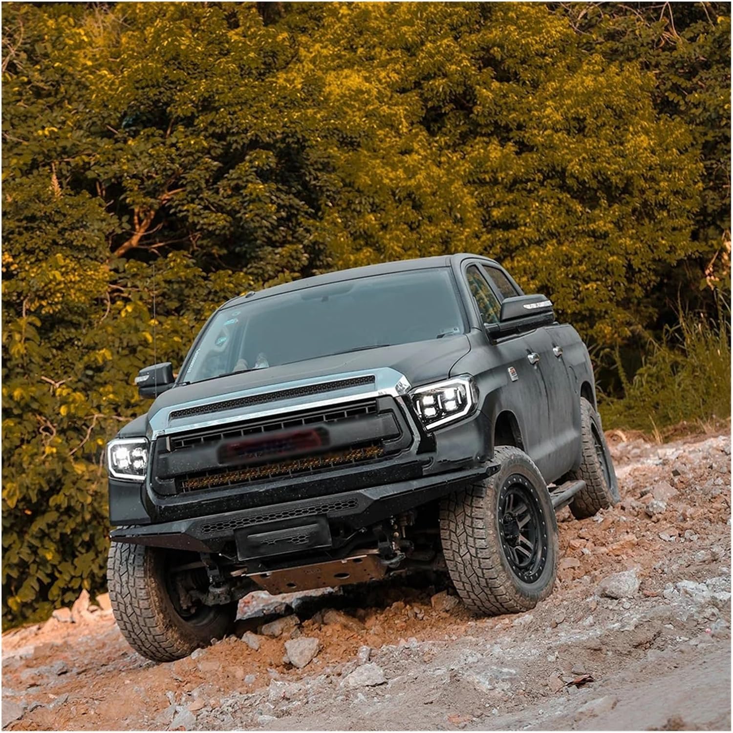 Lamp Car Head Light LED Headlight Compatible With Toyota Tundra 2014 2015 2016 2017 2018 2019 2020