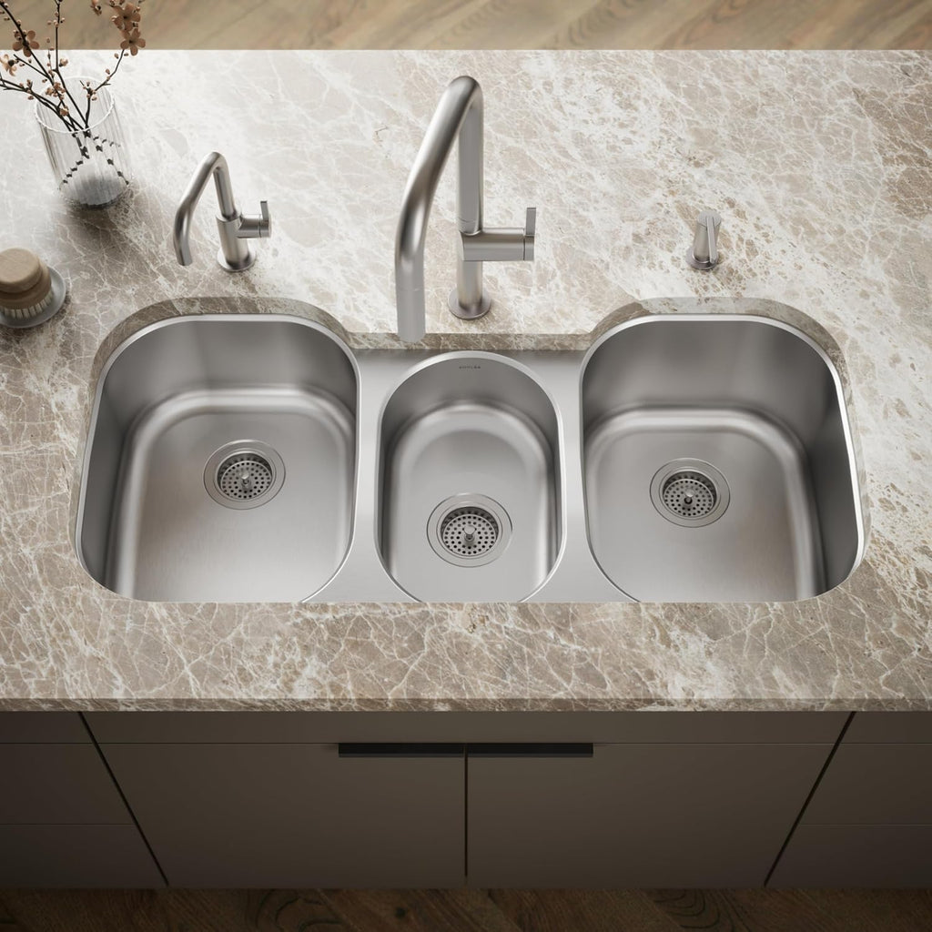 KOHLER Undertone Triple Ss Sink Rh