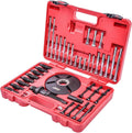 JEGS Universal Harmonic Damper Balancer Puller/Installer Tool Set | Includes 30 Bolts, 9 Adapters, 11 Washers, 1 Five Inch Puller Screw With Body, And 1 Puller Flange