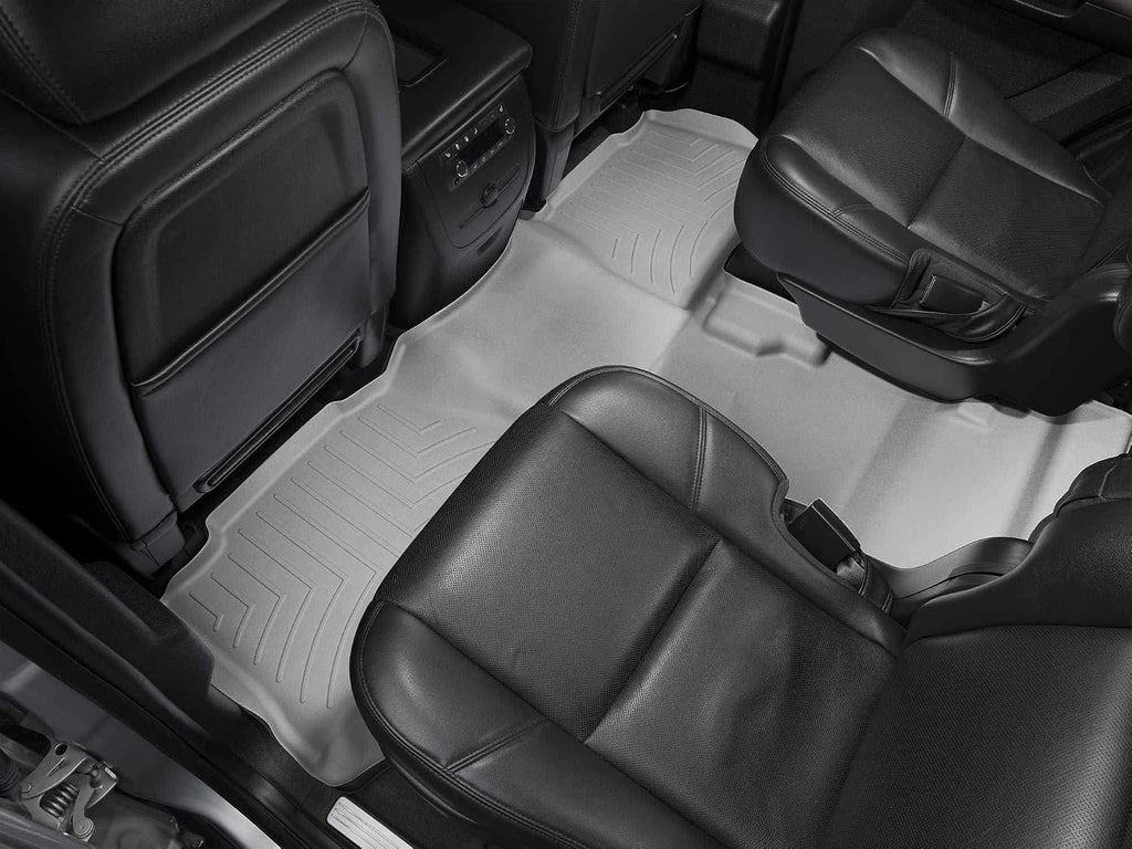 WeatherTech Custom Fit FloorLiners for Chevrolet Tahoe, Tahoe, Tahoe - 2nd Row (462353), Grey