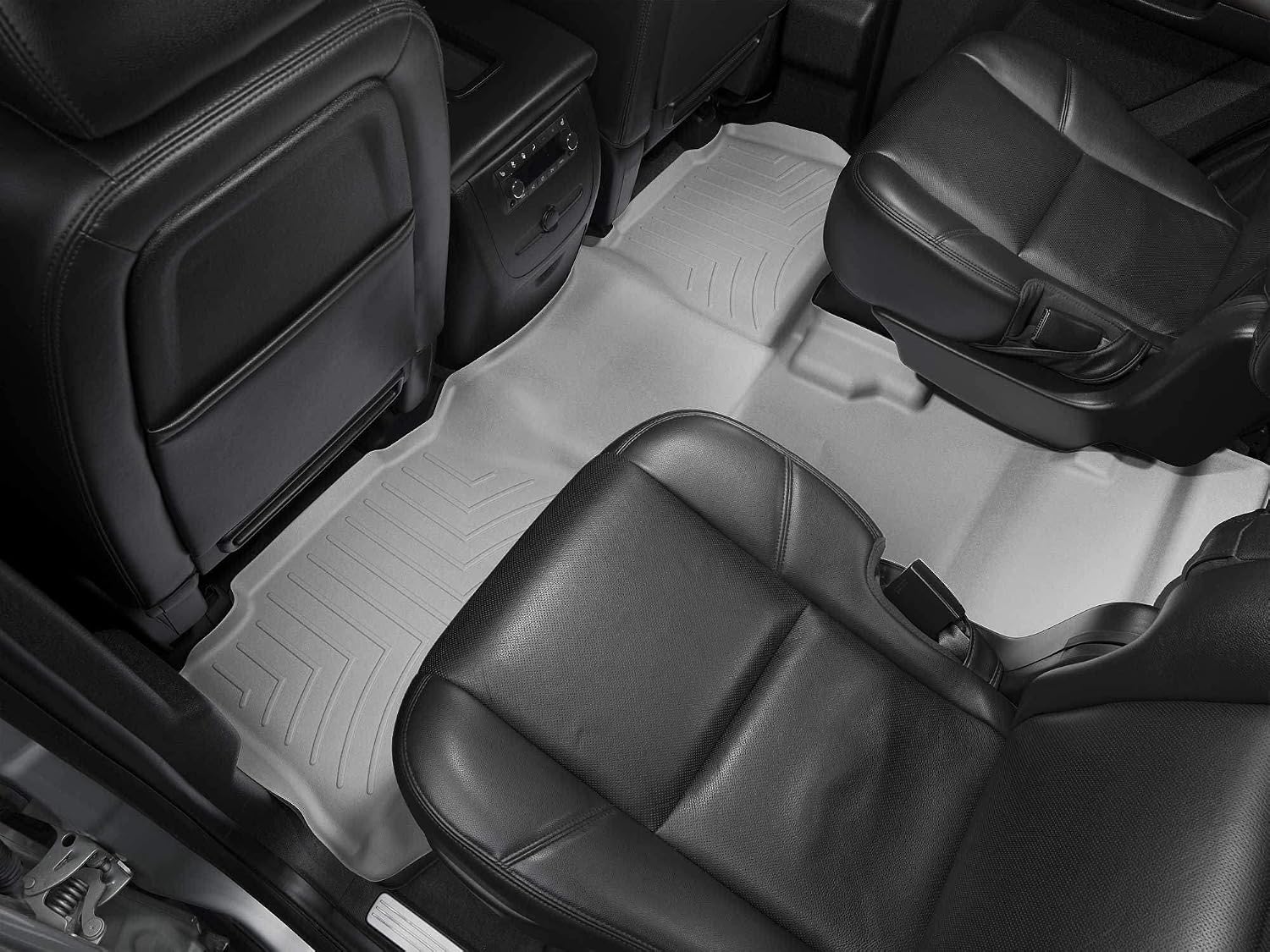 WeatherTech Custom Fit FloorLiners for Chevrolet Tahoe, Tahoe, Tahoe - 2nd Row (462353), Grey