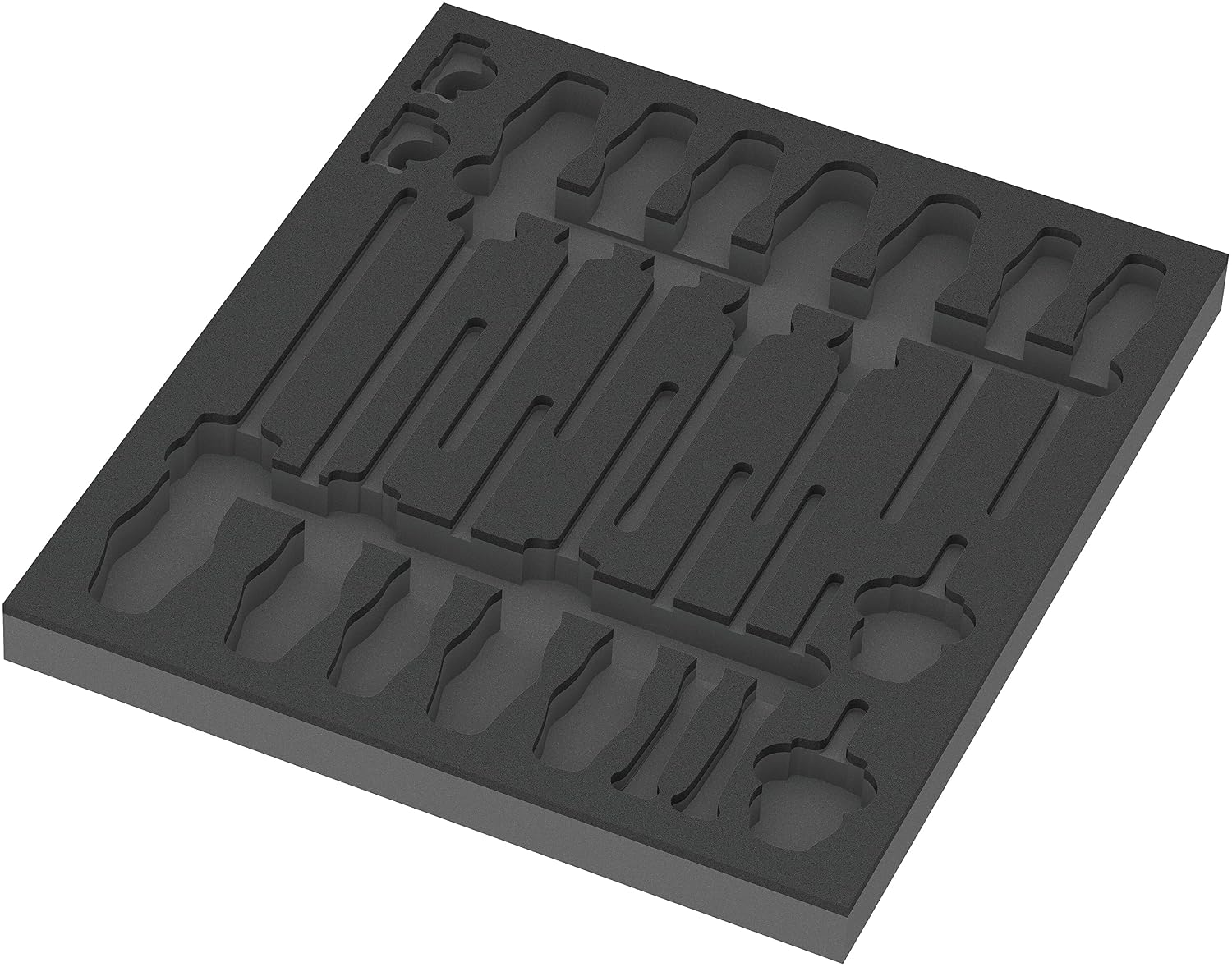 Wera 05150101001 9710 Foam Insert Screwdriver Set 1, 18 Pieces