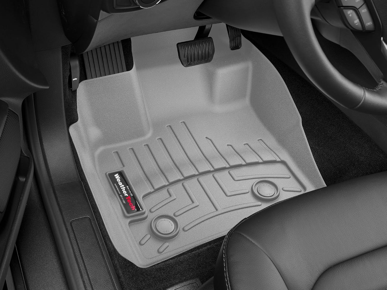 WeatherTech Custom Fit FloorLiners for Toyota GR86, BRZ, 1st & 2nd Row (4417141-444822), Black