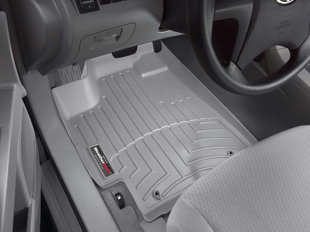 WeatherTech Custom Fit FloorLiners for Toyota Highlander - 1st Row (461151), Grey