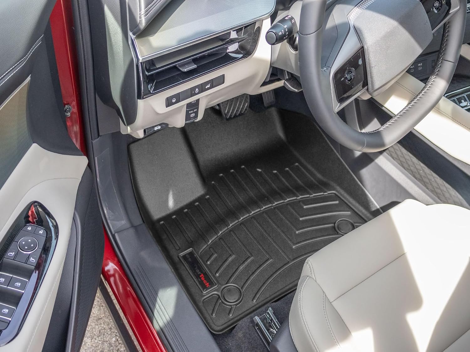 WeatherTech Custom Fit FloorLiners for Nissan Murano - 1st Row (4419261), Black