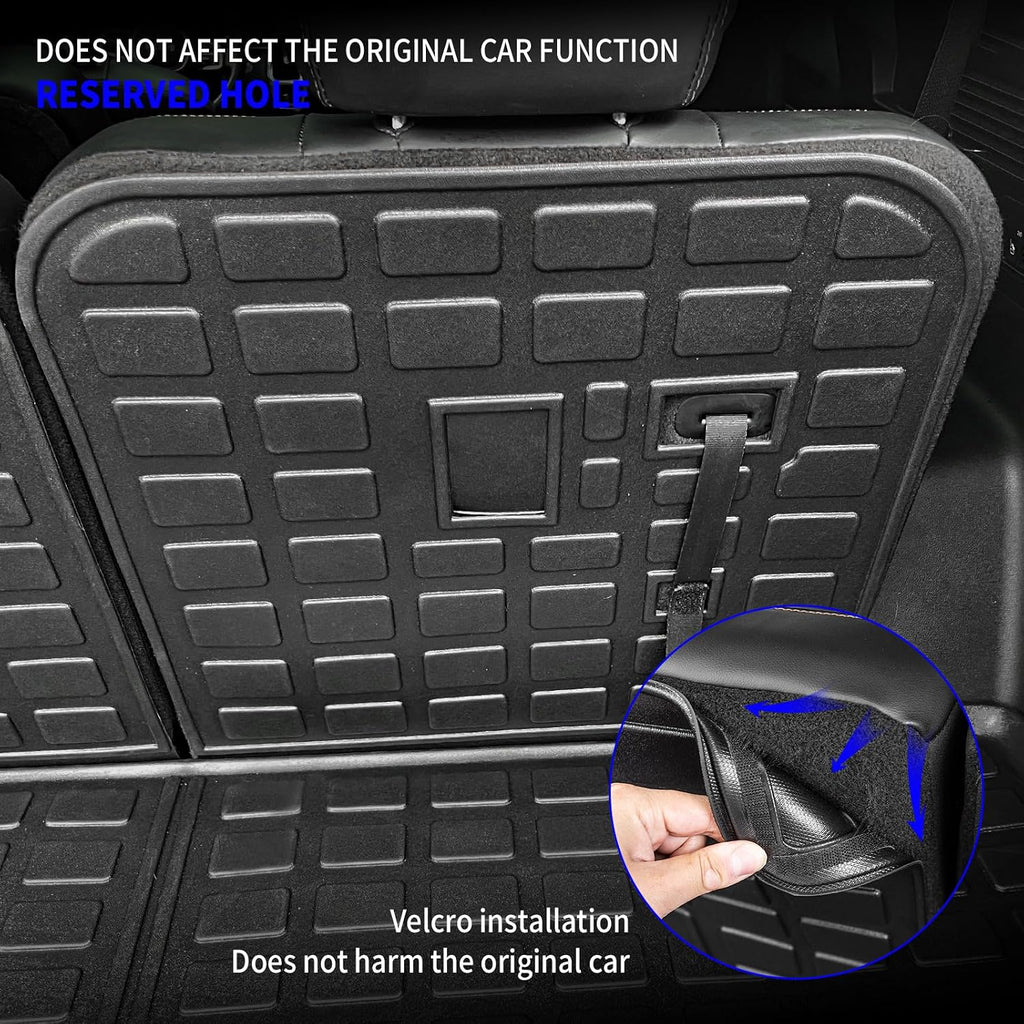 Rongtaod Floor Mats Compatible with 2021-2025 2026 Kia Sorento 6&7 Seats (not for Hybrid) Cargo Mat Cargo Liner Back Seat Cover 2024 Sorento Accessories (Trunk Mat with Backrest Mat+Floor Mats)