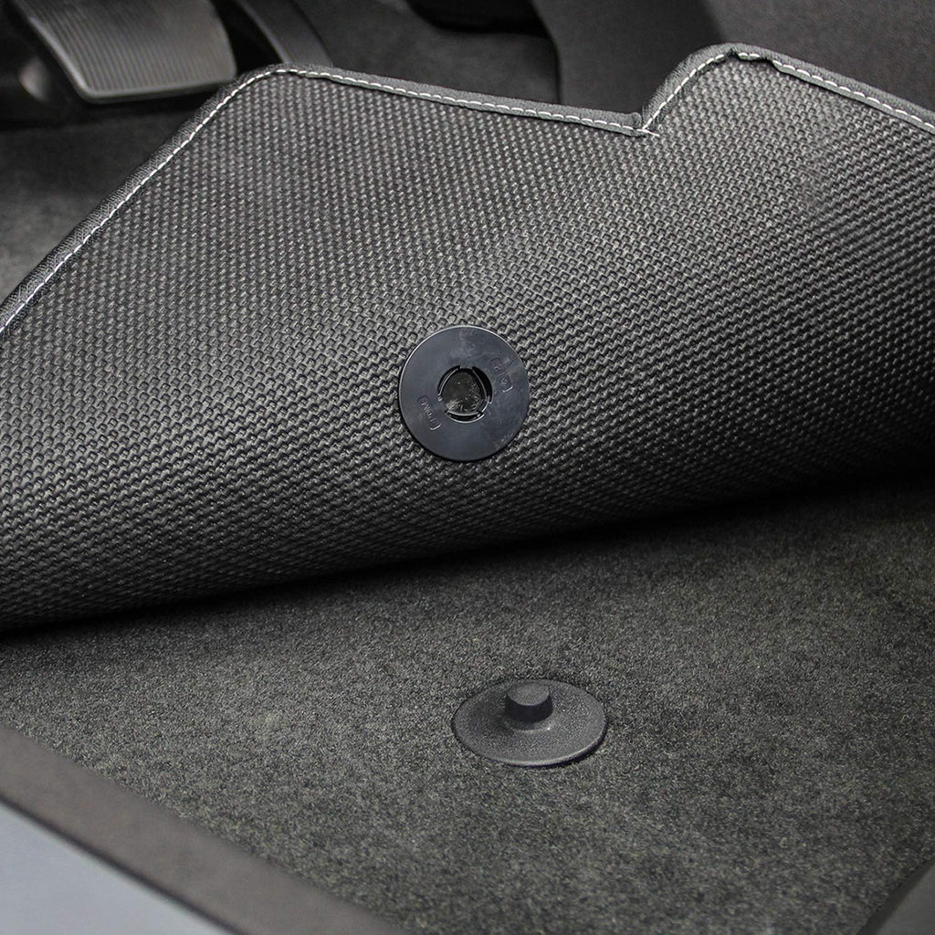 Lloyd Mats Floor Mats for Cadillac CTS 2008-2013 | 2PC Front Mats | Charcoal | Non-Slip Backing | AWD Sedan/Wagon