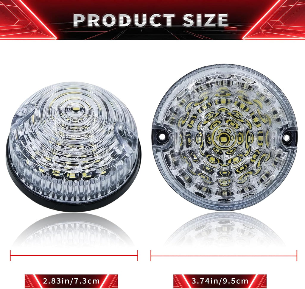 LED Upgraded Light Tail Light Kits, 10Pcs Led Indicator Light Compatible with Land Rover Defender 1990-2016 (Colored)