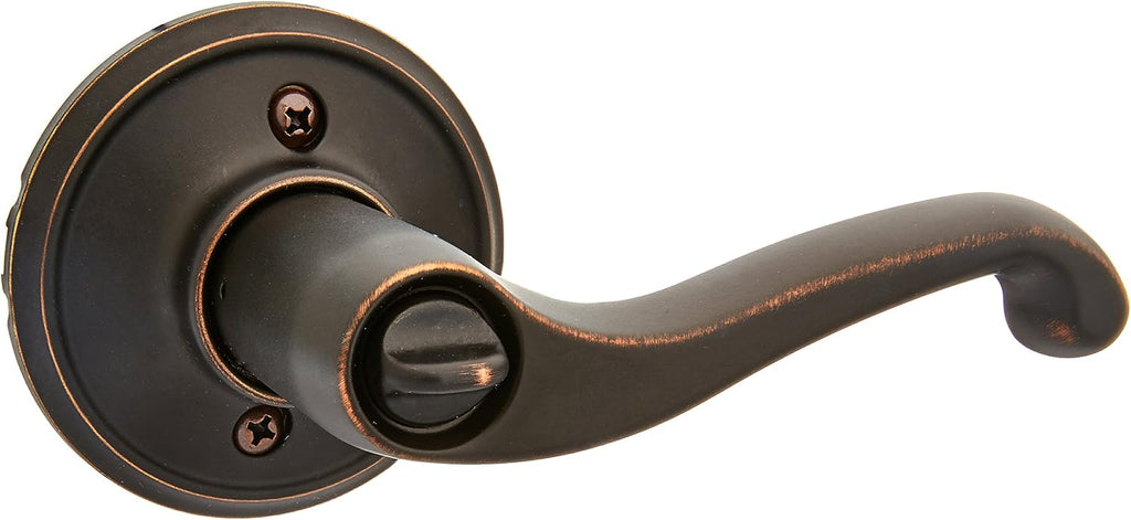 SCHLAGE F51A FLA 716 Flair Lever Keyed Entry Lock, Aged Bronze (Pack of 8)