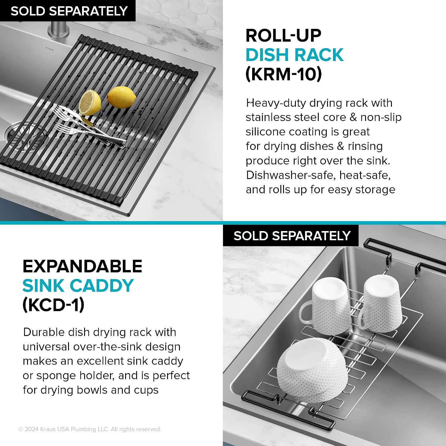 KRAUS Fairlane 15-inch Drop In/Top Mount Single Bowl 18-Gauge Stainless Steel Kitchen Bar Sink, KHT631-15
