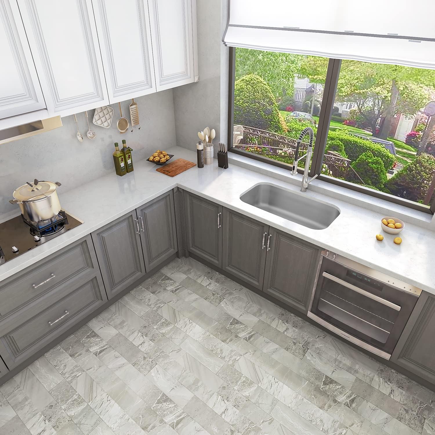 Sinber MU3118S 31' x 18' x 9' Undermount Single Bowl Kitchen Sink with 18 Gauge 304 Stainless Steel Satin Finish (Sink Only)
