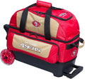 Strikeforce Bowling NFL Two Ball Bowling Roller Bag with Ball, Shoe and Accessory Pockets