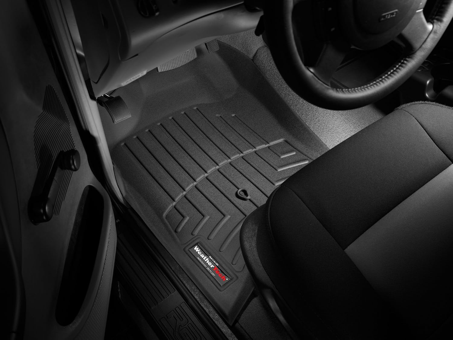 WeatherTech Custom Fit FloorLiners for Ford Ranger, Ranger, Ranger - 1st Row (440241), Black