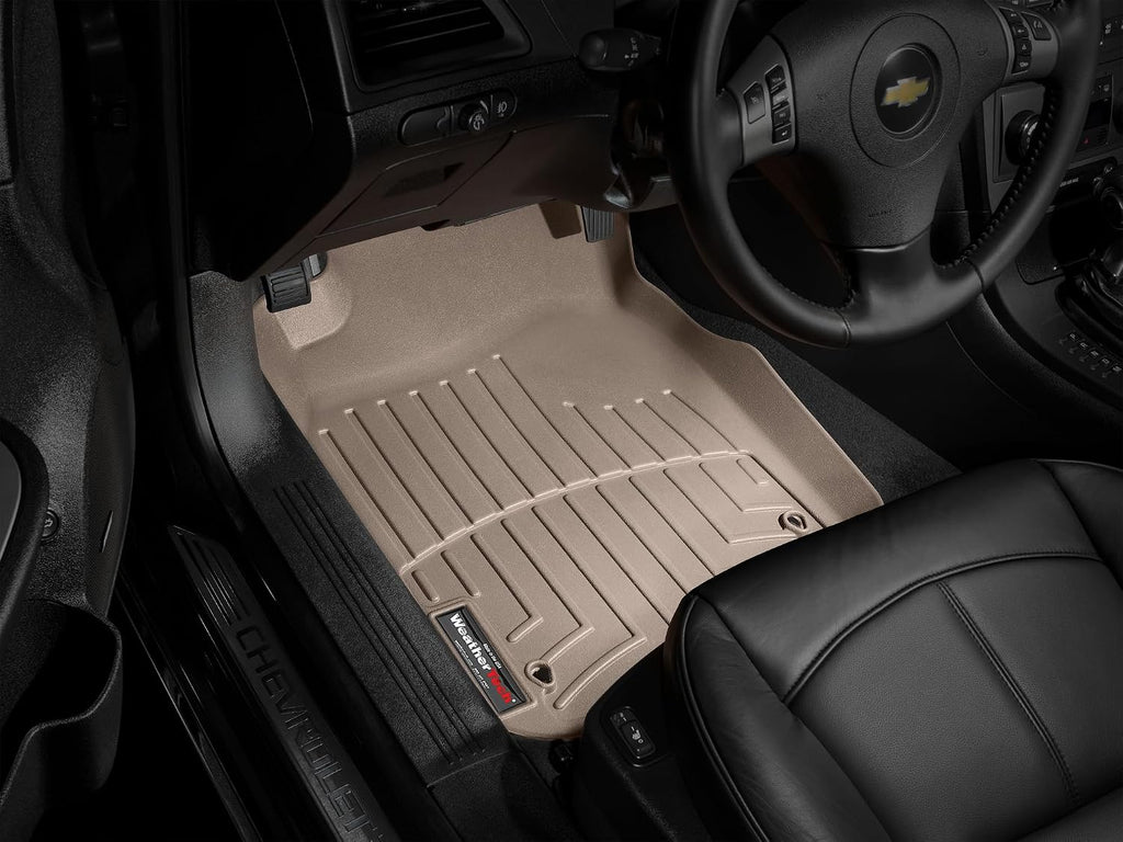 WeatherTech Custom Fit FloorLiners for Chevrolet Malibu, G6, Malibu - 1st Row (452261), Tan