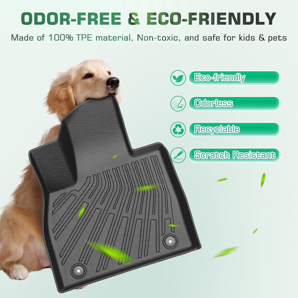 Floor Mats for 2013-2020 Toyota Sienna(Include Limited & Premium), 3 Row Liner Set Custom Fit All Weather Mats for Sienna, Waterproof Anti-Slip Floor Mats for Toyota 7 Passenger Front & 2nd 3rd Row
