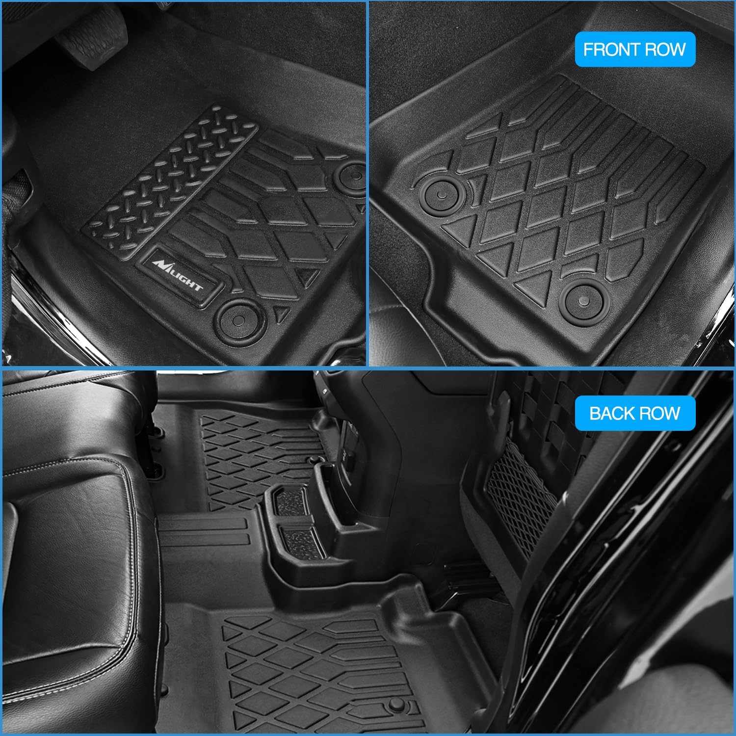 Nilight TPE Floor Mats for Honda Civic 2022 2023 2024 2025 2026 / Acura Integra 2023-2026,All Weather Custom Fit Heavy Duty Floor Liners