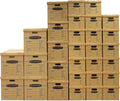 Bankers Box Classic Moving Box 30 Pack Kit, Reinforced Handles, Tape-Free Assembly, Box with Lid, 5 Small 20 Medium and 5 Large Boxes (7716502)