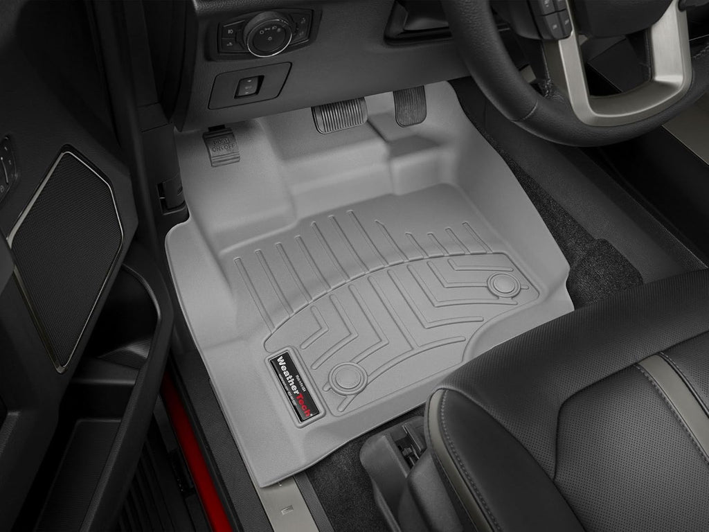 WeatherTech Custom Fit FloorLiners for Ford Super Duty, Super Duty, Super Duty - 1st & 2nd Row (451012-1-2), Tan