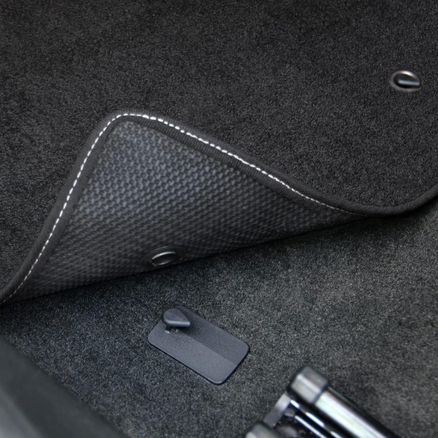 Lloyd Mats Floor Mats for Ford Mustang Shelby 2007 | 2PC Front Mats | Black | Non-Slip Backing