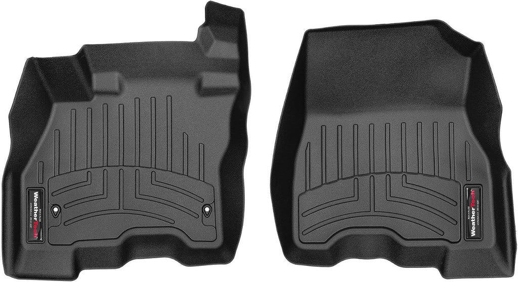 WeatherTech Custom Fit FloorLiners for Nissan Leaf - 1st Row (4415401), Black