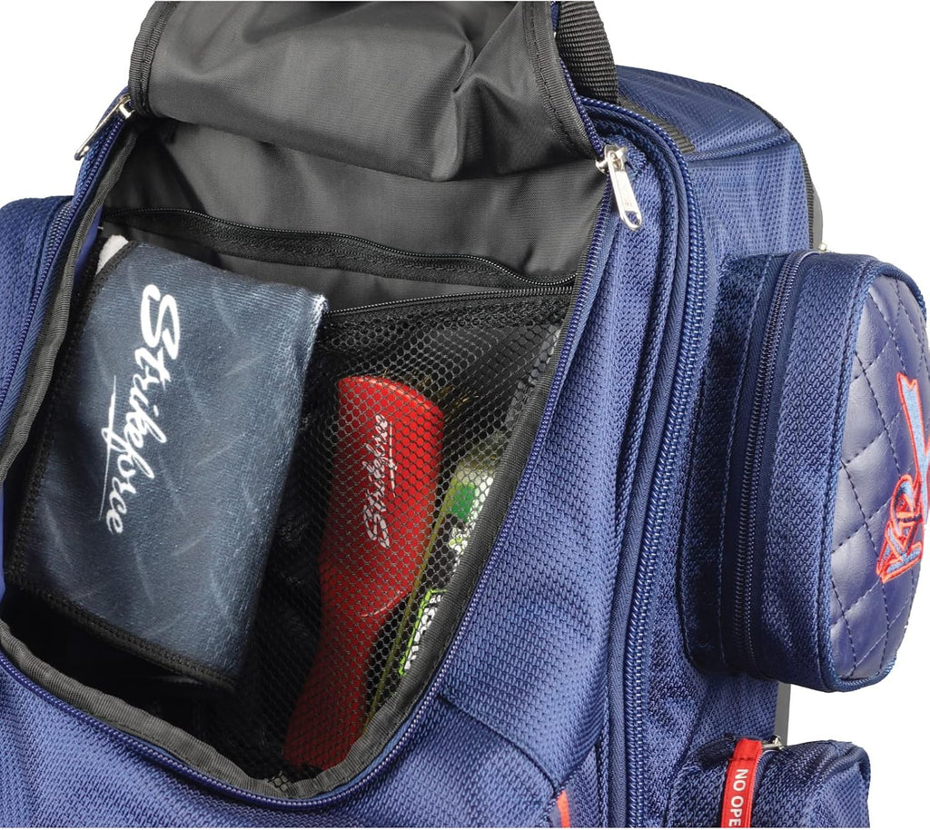 KR Strikeforce Diamond Triple Roller Premium Bowling Bag with 5' Smooth KRuze Wheels