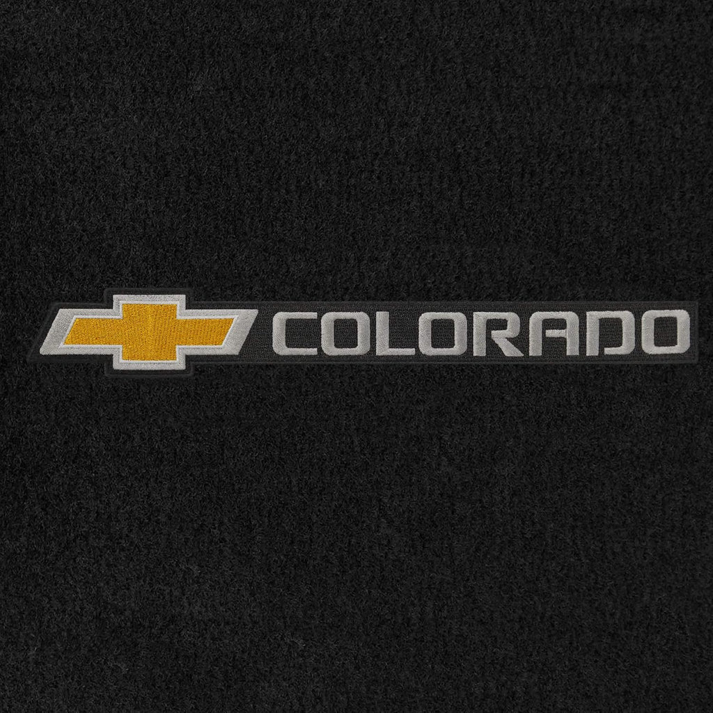 Lloyd Mats Floor Mats for Chevrolet Colorado 2004-2012 | 2PC Front Mats | Charcoal | Non-Slip Backing | Crew Cab