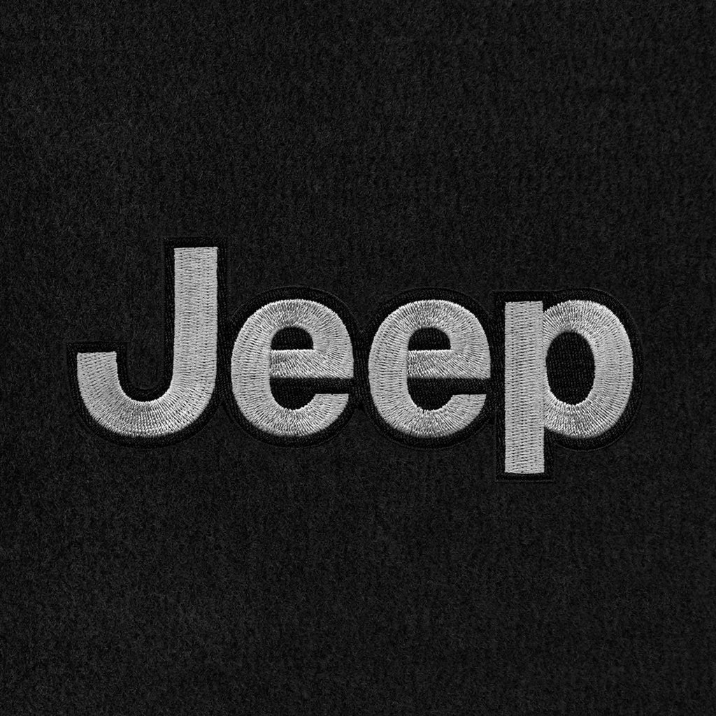 Lloyd Mats Floor Mats for Jeep Wrangler JL 2018-2025 | 4PC Set (2PC Front + 2PC Rear) | Black | Non-Slip Backing | 4-Door (Not 4xe)