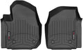 WeatherTech Custom Fit FloorLiners for Chevrolet Silverado 2500HD/3500HD, Sierra 2500HD / 3500HD, Sierra 1500-1st Row (4415431V), Black