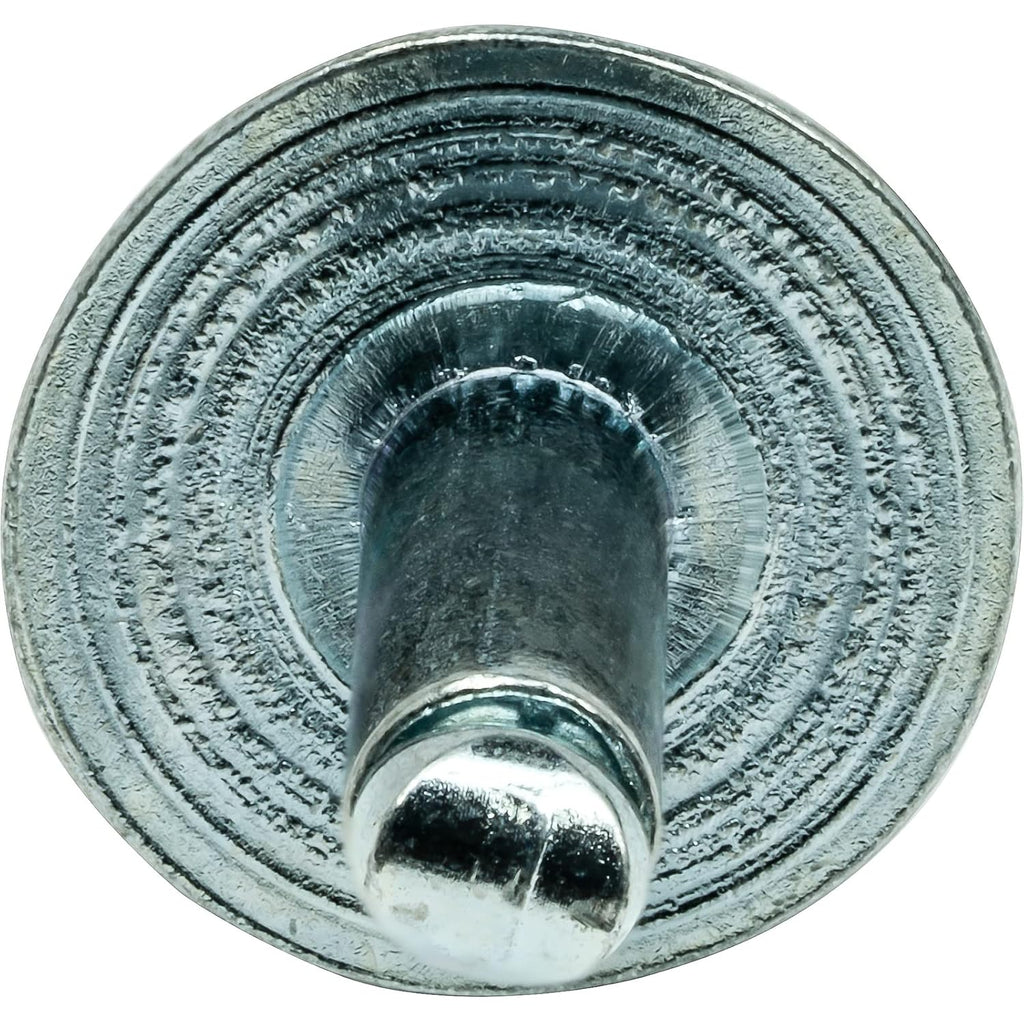 DIY Man - Large Flange Pop Rivets 1/4' x 3/8'All Steel (8-6) Dome Head Quantity 250 D&J