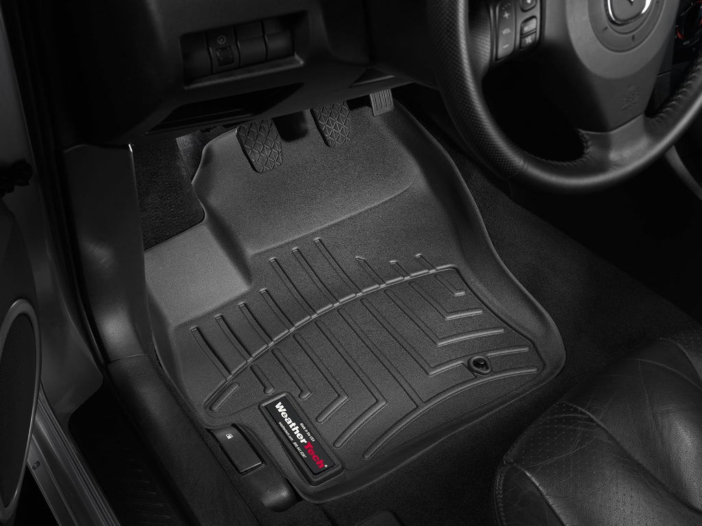 WeatherTech Custom Fit FloorLiners for Mazda MAZDA3-1st Row (441471), Black