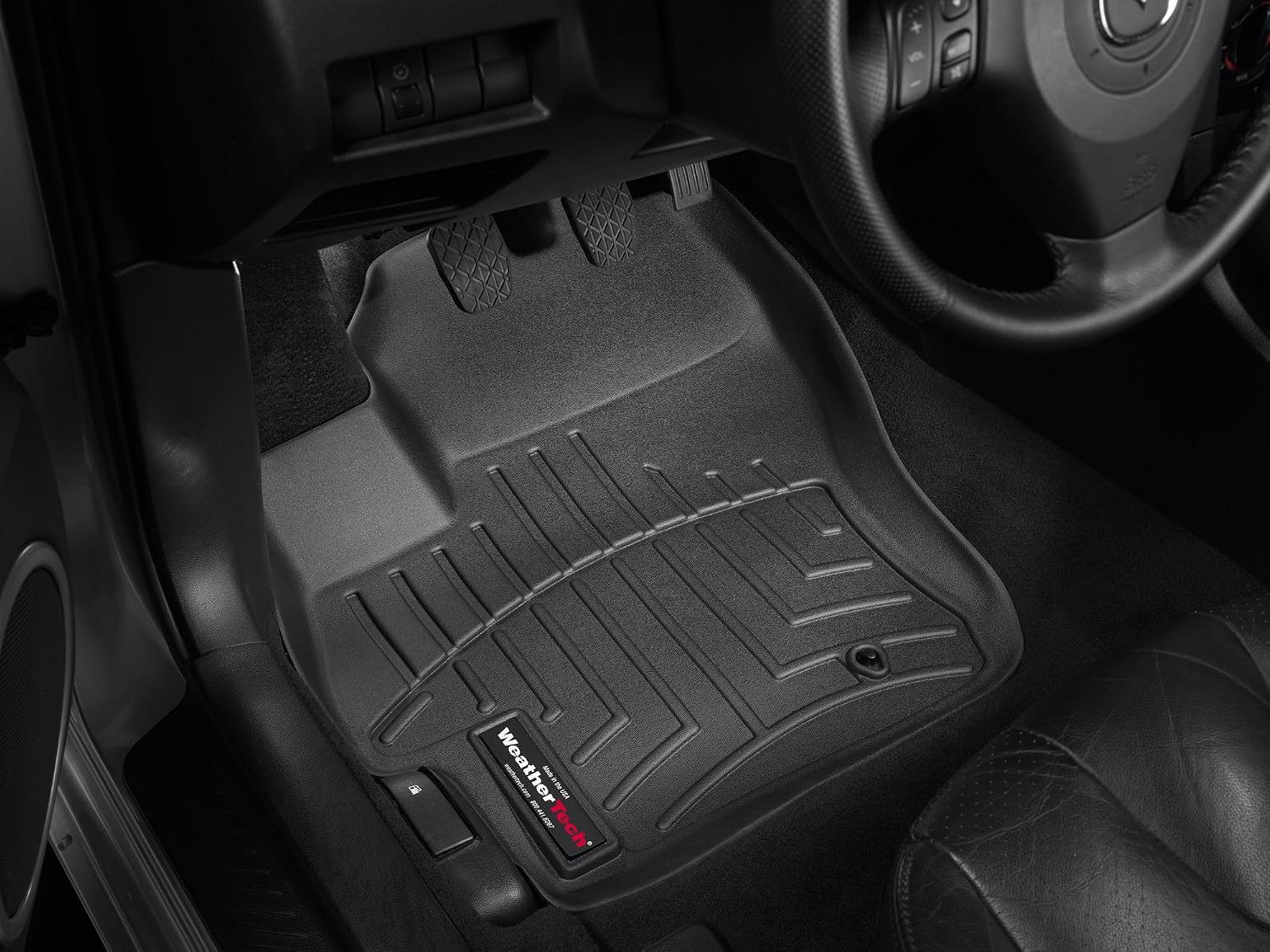 WeatherTech Custom Fit FloorLiners for Mazda MAZDA3-1st Row (441471), Black