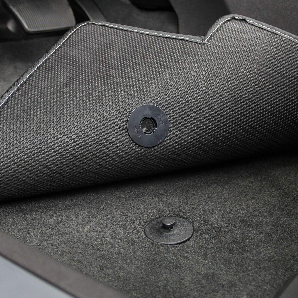 Lloyd Mats Floor Mats for GMC Yukon/Denali 2015-2020 | 2PC Front Mats | Charcoal | Non-Slip Backing