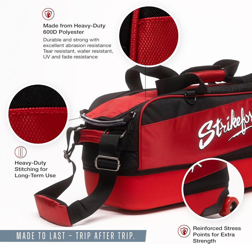 KR Strikeforce Fast Slim Triple Tote - Red