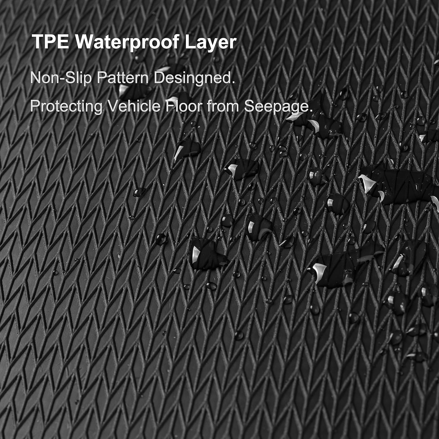 WENNEBIRD Superior Carpet Front Row Floor Mat for 2014-2026 Ram ProMaster (Not for EV & City Models), 0.6-Inch Ultra-Thick, Noise-Reducing, All-Weather Waterproof Anti-Slip – 1-Pc (Black)